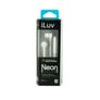 iLuv iEP336WHT Neon In-Ear Headphones/Earbuds (White) Image 6