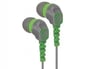 Scosche HPS200GYG (Green & Grey) In-Ear Headphones/Earbuds Image 1