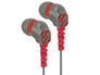 Scosche HPS200GYR (Red & Grey) Earbuds/Headphones Image 1