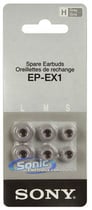 Sony EP-EX1/GRAY (EPEX1/GREY) Replacement Ear Cushions/Tips Image 1