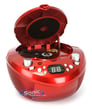 Coby CXCD251RED (CX-CD251RED) Portable AM/FM Radio CD Player - Red Image 2