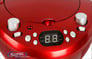 Coby CXCD251RED (CX-CD251RED) Portable AM/FM Radio CD Player - Red Image 4
