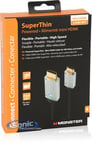 Monster Mobile SuperThin Mini HDMI Cable (MBL DL HD HSST-8 A/C WW) Mini HDMI To HDMI Image 4