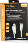 Monster Mobile (MBL DL HD HSMI-0.5 D-A WW) High Performance Type A USB Cable to Micro USB Cable - 0.5 Ft. Type A to Micro B Cable) Image 2