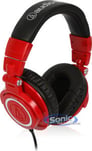 Audio Technica ATH-M50RD (ATHM50RD) Professional Studio Monitor Headphones - Red Open Box  Image 1