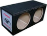 Rockford Fosgate Dual 12" MDF Sealed Logo Enclosure Image 1
