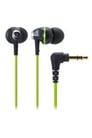 Audio Technica ATH-CK313MBGR In-Ear Headphones (Bright Green) Image 1