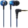 Audio Technica ATH-CK313MBL In-Ear Headphones (Blue) Image 1
