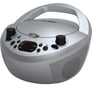 Coby CXCD251 (CX-CD251SVR) Portable AM/FM Radio CD Player - Silver Image 1
