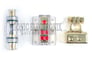 Absolute KITCAP3000 1.2 Farad Capacitor + 4 Gauge Amp Kit + Distribution Block Image 4
