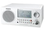 Sangean WR-2 Table Top Cabinet AM/FM Radio (White) Image 1