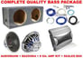 Sonic Electronix Complete Audiobahn + Bazooka Dual 12" Bass Package   Image 1