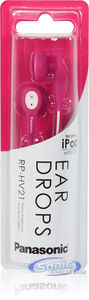 Panasonic RPHV21P Ear Drops Earbuds In-Ear Headphones (Pink) Image 5