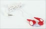 Panasonic RPHV21R Ear Drops Earbuds In-Ear Headphones (Red) Image 4