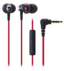 Audio Technica ATH-CK313IBRD In-Ear Headphones/Earbuds (Black/Red) Image 1
