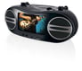 GPX BD707B Portable 7-Inch DVD/CD Player AM/FM Radio Boombox Image 2
