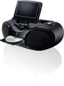 GPX BT780B Portable 7-Inch DVD/CD Player AM/FM Radio Boombox (Black) Image 3