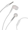 RCA HP59MICWH Stereo Earbuds In-Ear Headphones Headset (White) Image 1