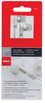RCA HP60A Stereo Earbuds In-Ear Headphones Headset (White) Image 3