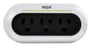 RCA PCHSTAT2R Portable Travel Surge Protector Charging Station (White) Image 2