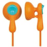 Panasonic RP-HV41-D Eardrops In-Ear Headphones (Orange/Light Blue) Image 1