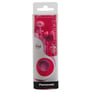 Panasonic RP-HV41-PB Eardrops In-Ear Headphones (Dark Pink/Light Pink) Image 3