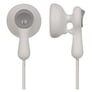 Panasonic RP-HV41-W Eardrops In-Ear Headphones (White/Gray) Image 1