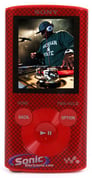 Sony NWZ-E375RED (NWZE375/RC) 16GB Walkman MP3/MP4 Player - Red Image 2