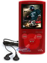 Sony NWZ-E375RED (NWZE375/RC) 16GB Walkman MP3/MP4 Player - Red Image 1