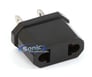 European EU to US American Plug Adapter, Travel Small Outlet Plug Image 2