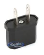 European EU to US American Plug Adapter, Travel Small Outlet Plug Image 1