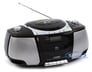 Coby MPCD450 (MP-CD450) Portable AM/FM Radio CD/Cassette Player Boombox Image 1