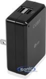 Coby CA81 (CA-81) Universal Dual USB Power Adapter - Black Image 1