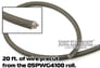 PRECUT 20 ft. - Kicker 4 AWG Gunmetal Gray Power/Ground Wire from 05PWG4100 Roll Image 1