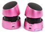 iHome iHM79PC Mini Portable Stereo Speakers (Pink) Image 4