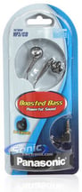 Panasonic RP-HV200-S (RPHV200S) Earbuds In-Ear Headphones - Silver Image 5