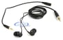 Audio Technica EP3 In-Ear Dynamic Headphones Stereo Earbuds (Black) Image 2