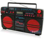 Lasonic Limited Edition i-931BT Ghetto Blaster - Black/Red Image 2