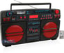 Lasonic Limited Edition i-931BT Ghetto Blaster - Black/Red Image 1