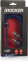 Kicker KI25 2-Channel K-Series RCA Audio Interconnect Cable Image 2