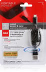 RCA AH750CBR Black Coiled Lightning Connector Sync & Charge Cable (4-Feet) Image 2