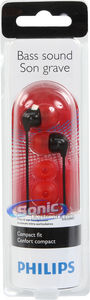 Philips SHE3500RD - Red/Black Image 4