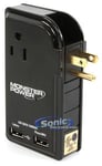 Monster Cable Outlets To Go 300 World Power Adapter Travel USB Charger Kit Image 2