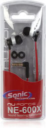 NuForce NE-600X Red In-Ear Headphones (NE600X-RED) Open Box Image 6
