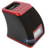 iHome iP21RV Space Saver Alarm Clock iPhone/iPod Speaker Dock (Red) Image 4