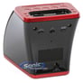 iHome iP21RV Space Saver Alarm Clock iPhone/iPod Speaker Dock (Red) Image 5