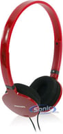 Philips SHL1700RD Lightweight Padded On-Ear Headphones (Red) Image 1