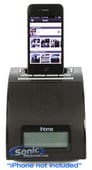 iHome IP11B Spacesaver Alarm Clock iPod/iPhone Speaker Dock (Black) Image 2
