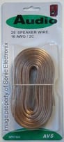 25' 16 Gauge Speaker Wire Image 1