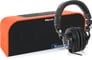 Klipsch KMC 1 Orange with Audio Technica ATH-M50s Image 1